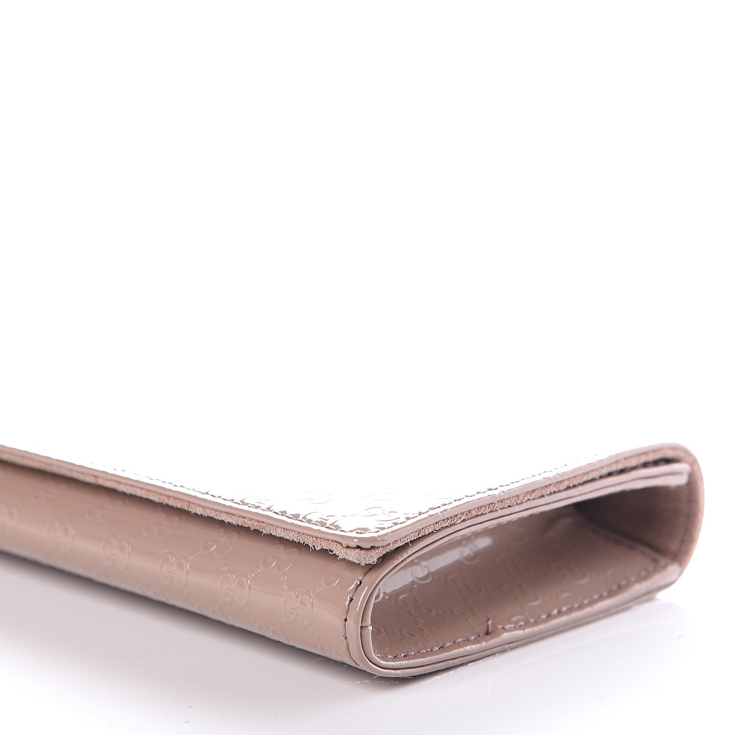 Gucci Patent Microguccissima Small Broadway Clutch Dark Cipria 9 of 11