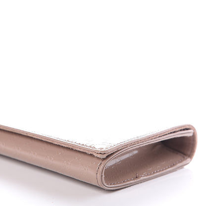 Gucci Patent Microguccissima Small Broadway Clutch Dark Cipria 9 of 11