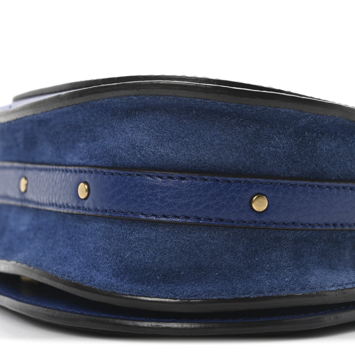 Chloe Calfskin Suede Small Nile Bracelet Bag Majesty Blue 10 of 10