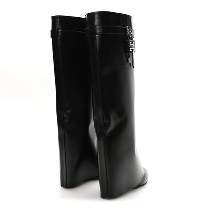 Givenchy Calfskin Shark Lock Pant Boots 41 Black 5 of 8