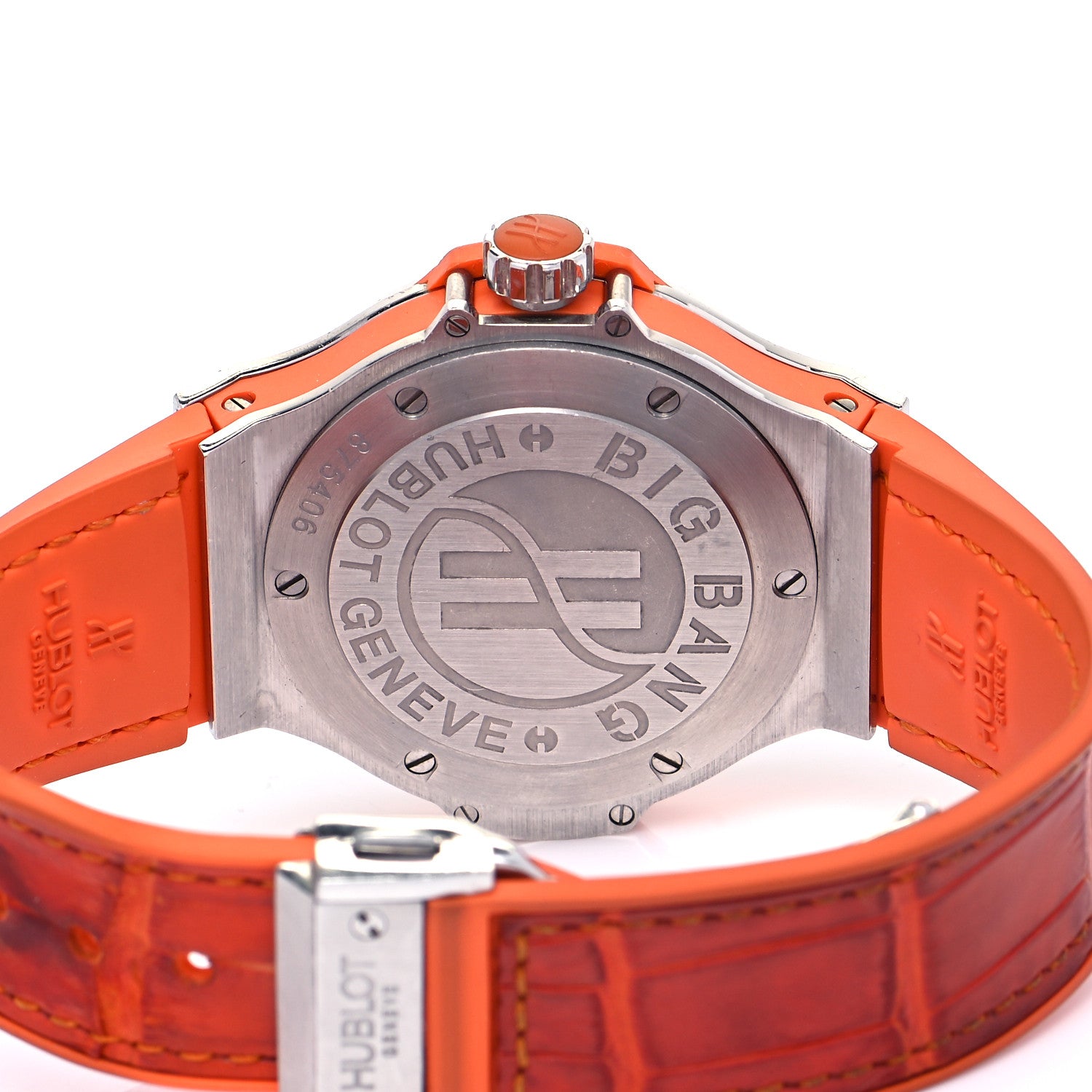 Hublot Stainless Steel Alligator Orange Sapphire 38mm Big Bang Tutti Fruitti Quartz Watch 361.SO.6010.LR.1906 4 of 4