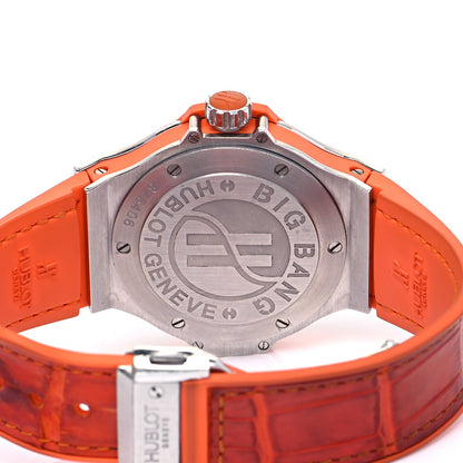 Hublot Stainless Steel Alligator Orange Sapphire 38mm Big Bang Tutti Fruitti Quartz Watch 361.SO.6010.LR.1906 4 of 4