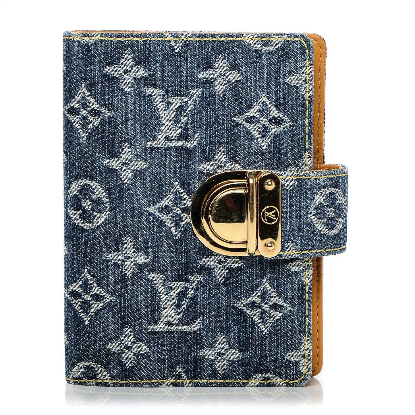 Monogram Denim Agenda PM Blue