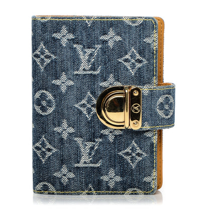 Louis Vuitton Monogram Denim Agenda PM Blue 1 of 7
