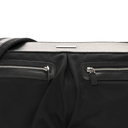 Gucci Nylon Calfskin Large Messenger Bag Black 14 of 27