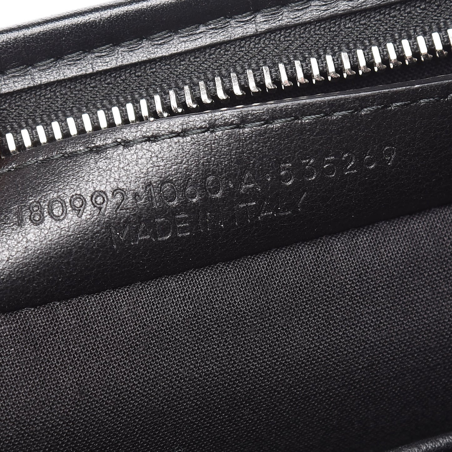 Calfskin Allover Logo Documents Case Black