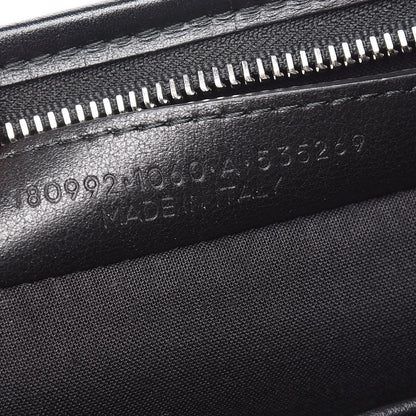 Balenciaga Calfskin Allover Logo Documents Case Black 7 of 13
