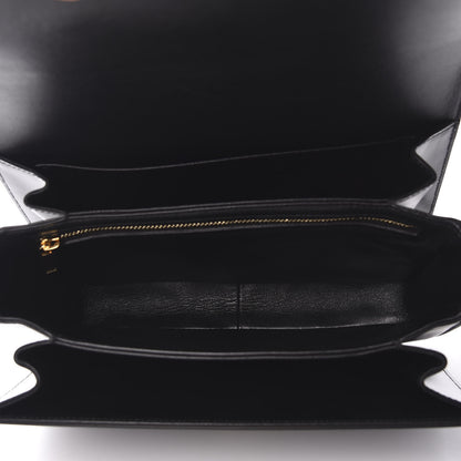 Celine Shiny Calfskin Medium Triomphe Black 5 of 9
