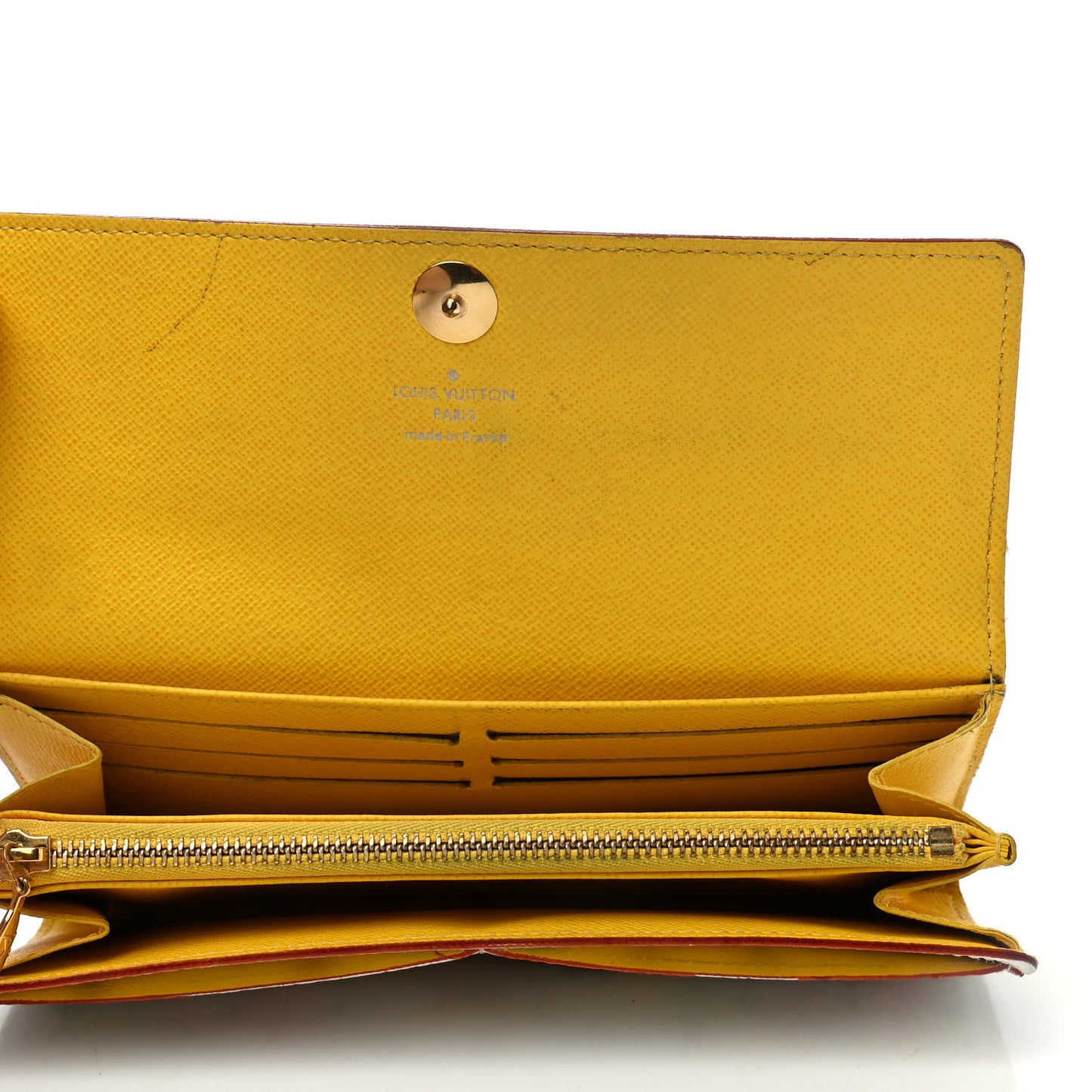Monogram Multicolor Sarah Wallet White Citron
