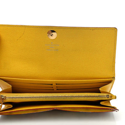 Louis Vuitton Monogram Multicolor Sarah Wallet White Citron 4 of 4