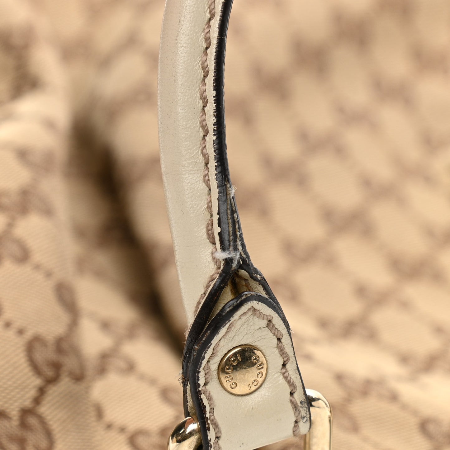 Monogram Medium Sukey Tote Off White