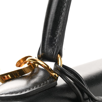 Hermes Box Kelly Retourne 32 Black 13 of 13
