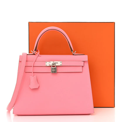 Hermes Epsom Kelly Sellier 28 Rose Confetti 11 of 11