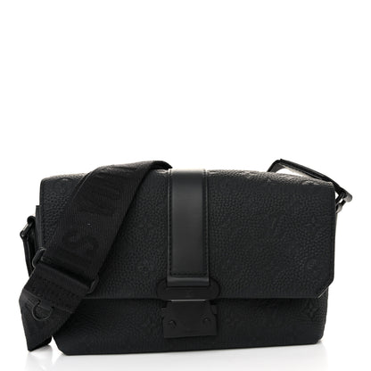 Louis Vuitton Taurillon Monogram S-Cape Messenger Black 1 of 9