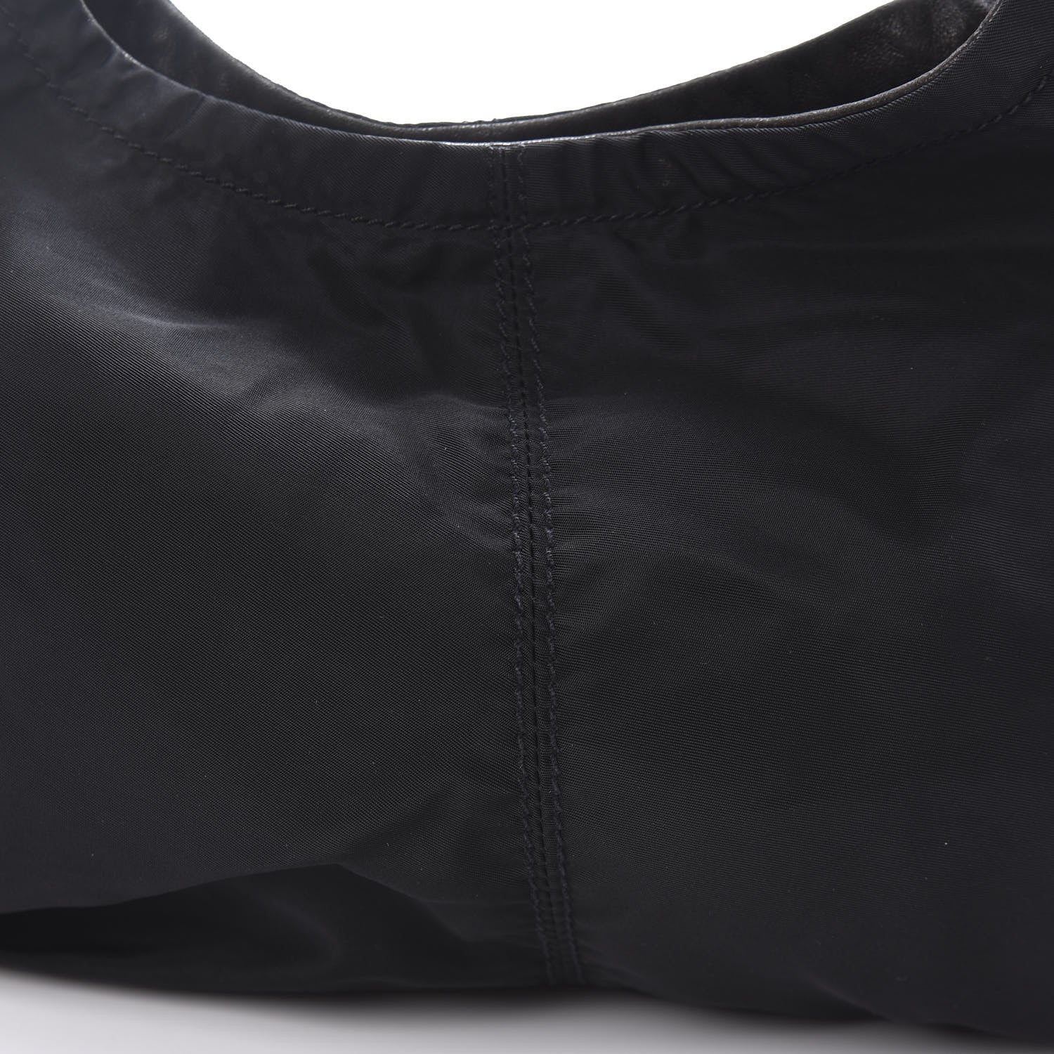 Prada Tessuto Nylon Vitello Hobo Black 10 of 10