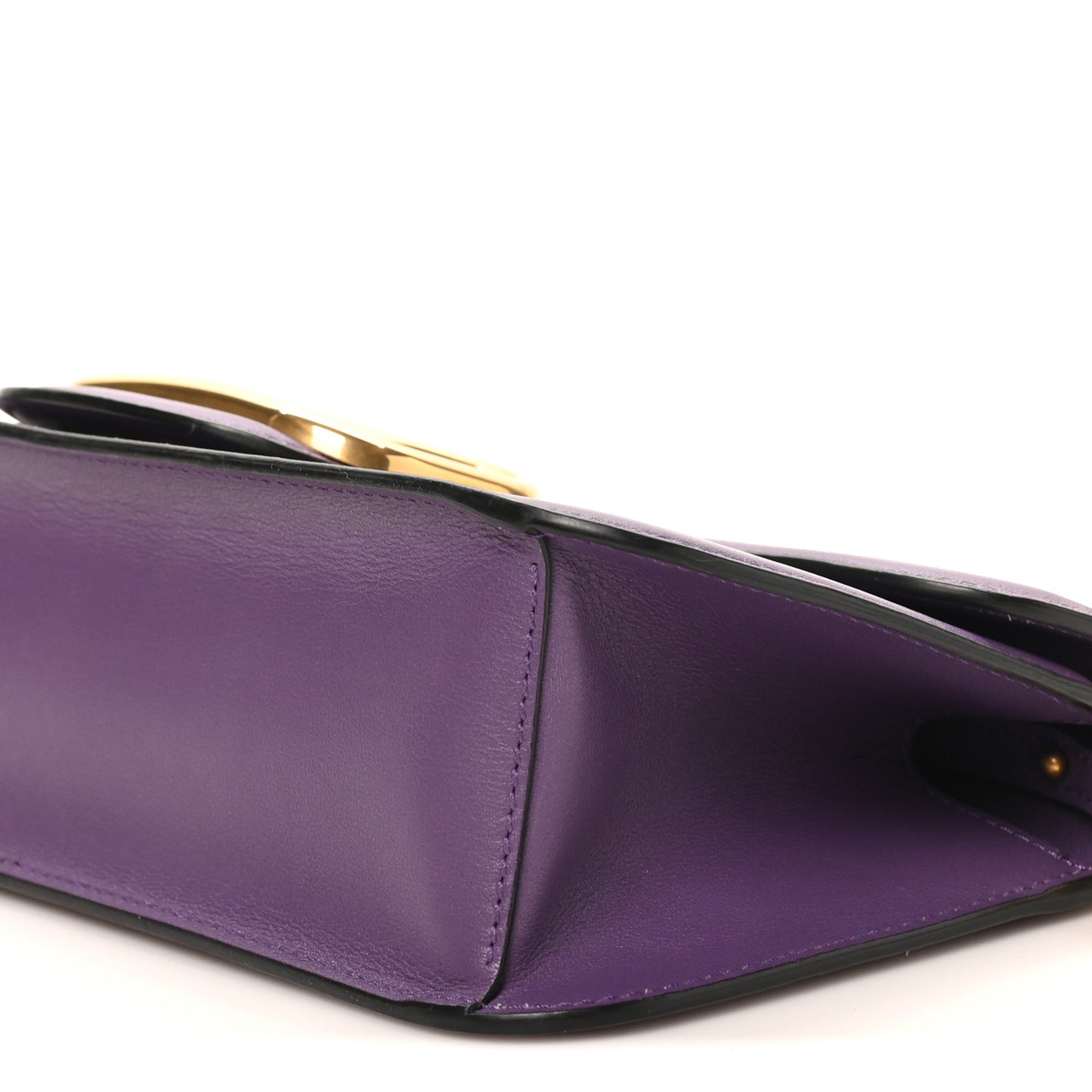 Calfskin Vlogo Loco Shoulder Bag Glicine