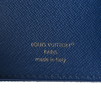 Louis Vuitton Denim Monogram Jacquard Victorine Wallet Blue 7 of 8