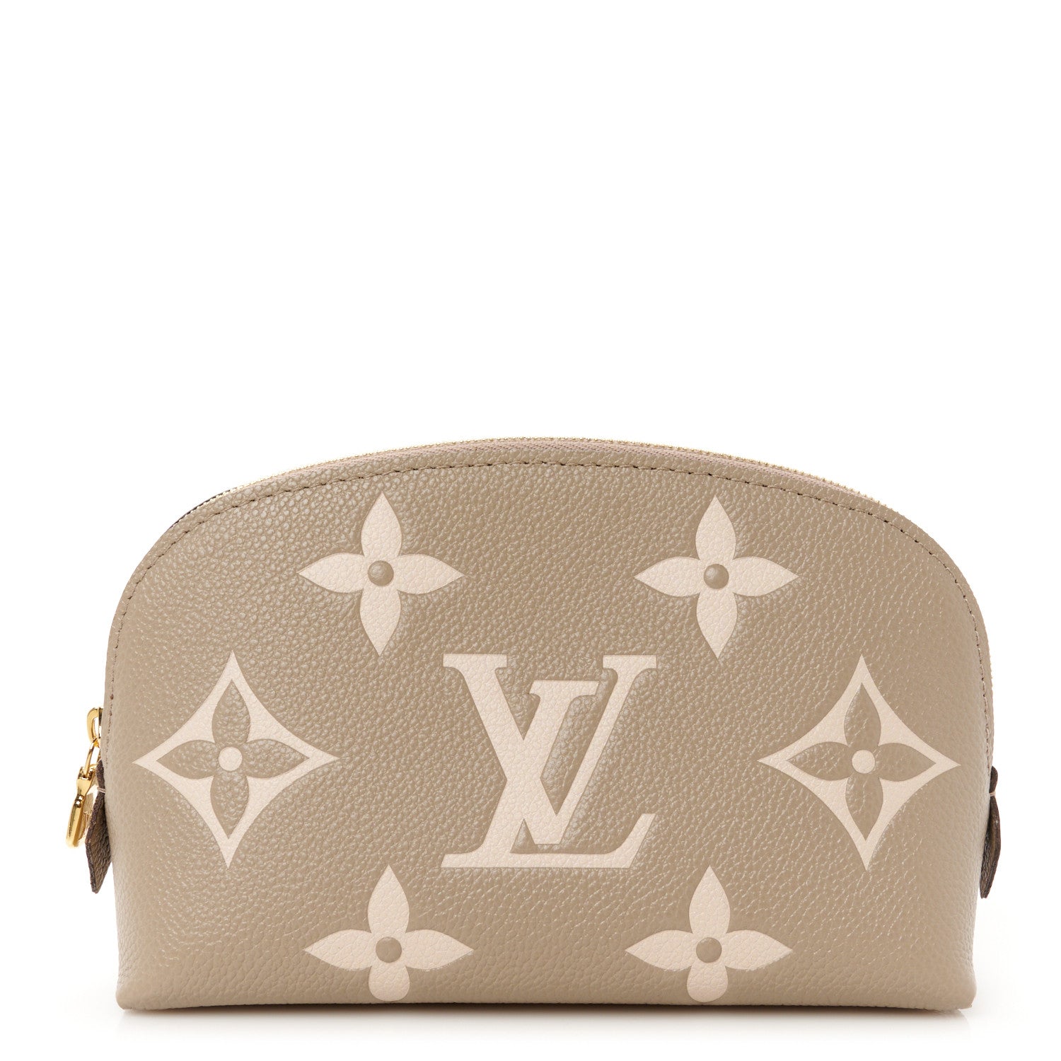 Louis Vuitton Empreinte Monogram Giant Cosmetic Pouch PM Tourterelle Crème 1 of 8