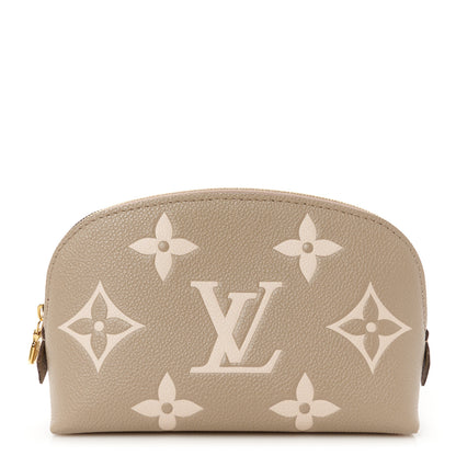 Louis Vuitton Empreinte Monogram Giant Cosmetic Pouch PM Tourterelle Crème 1 of 8