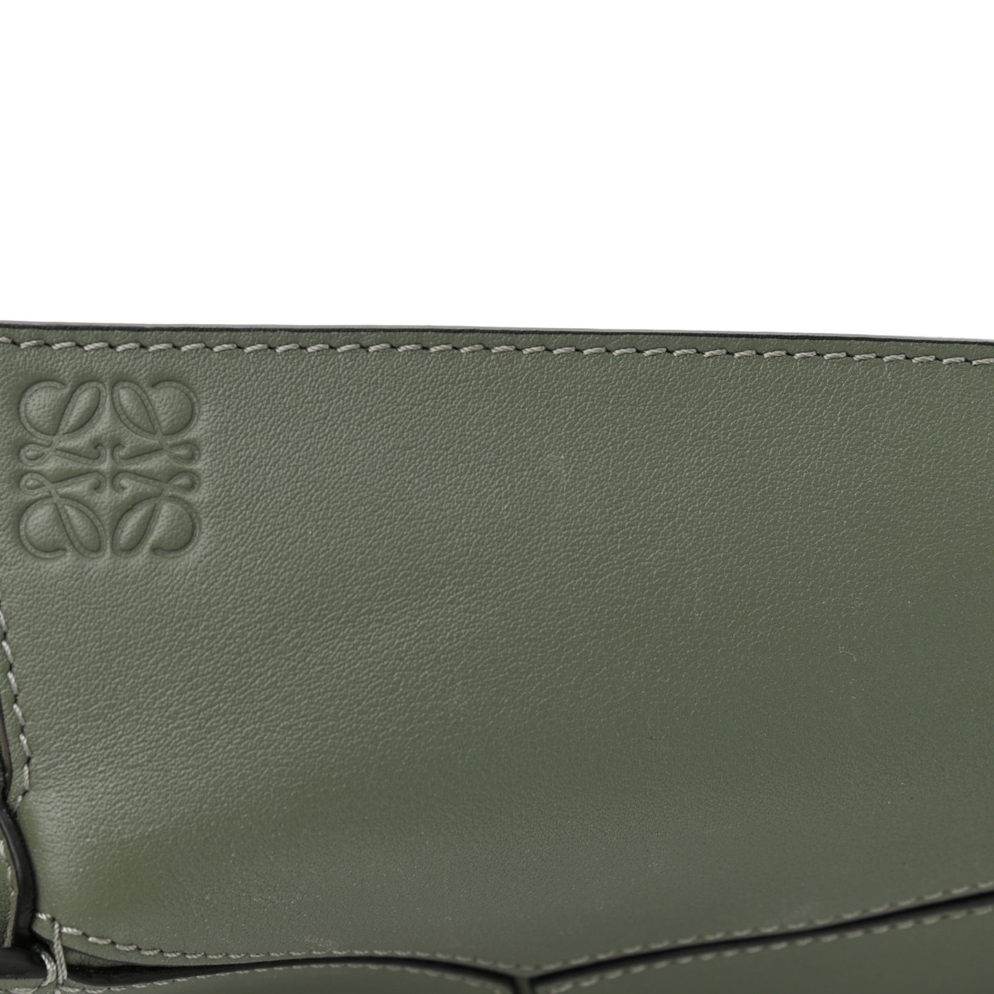 Calfskin Mini Puzzle Bumbag Dark Sage