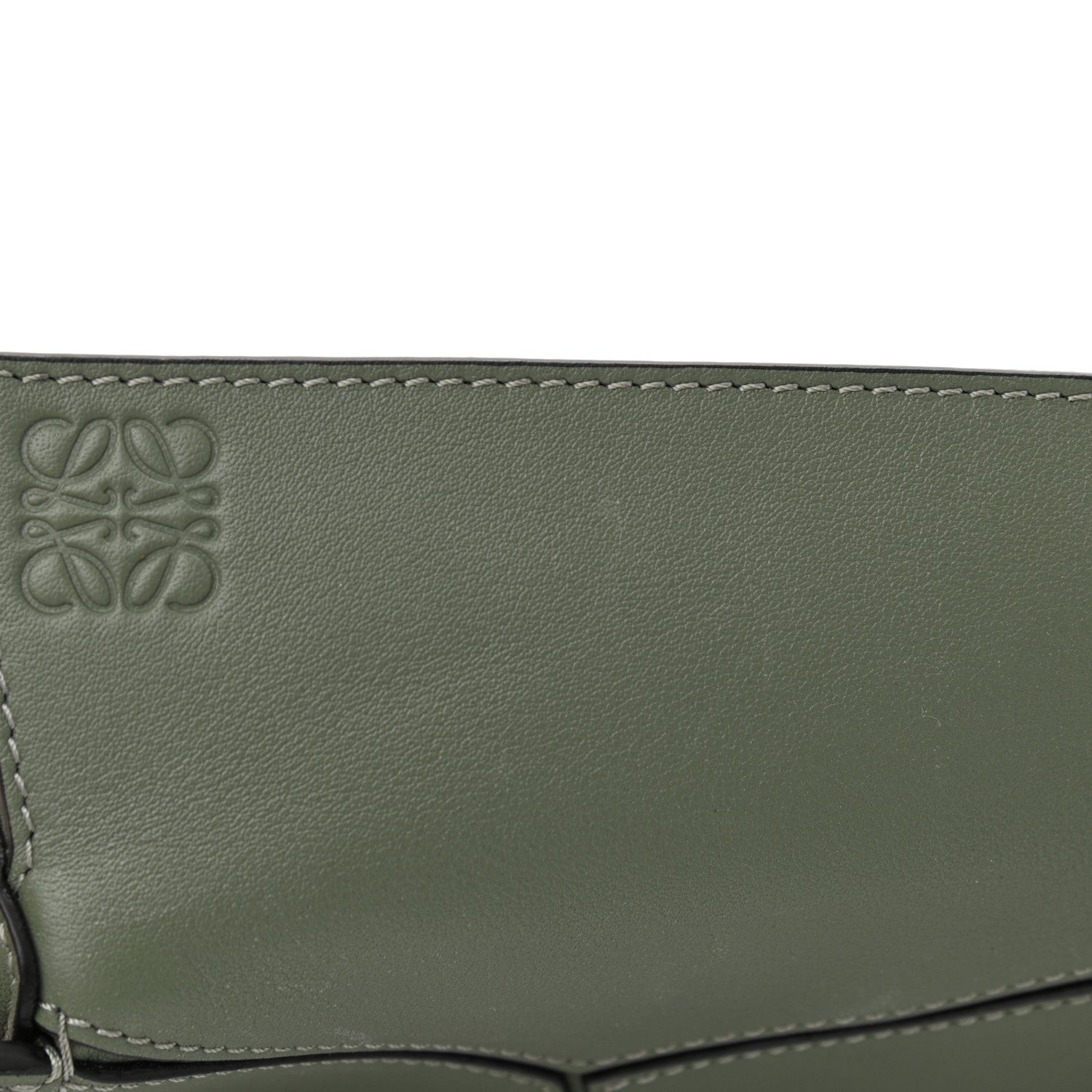 Loewe Calfskin Mini Puzzle Bumbag Dark Sage 12 of 12