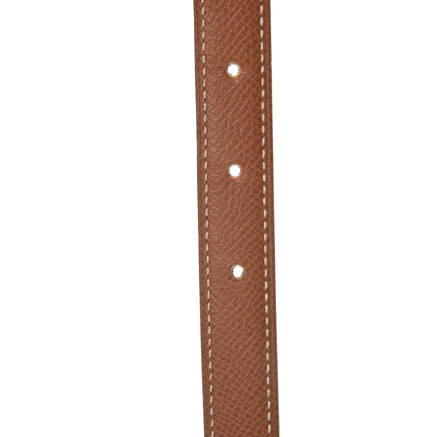 Courchevel 18mm H Belt 70 Gold Chocolate