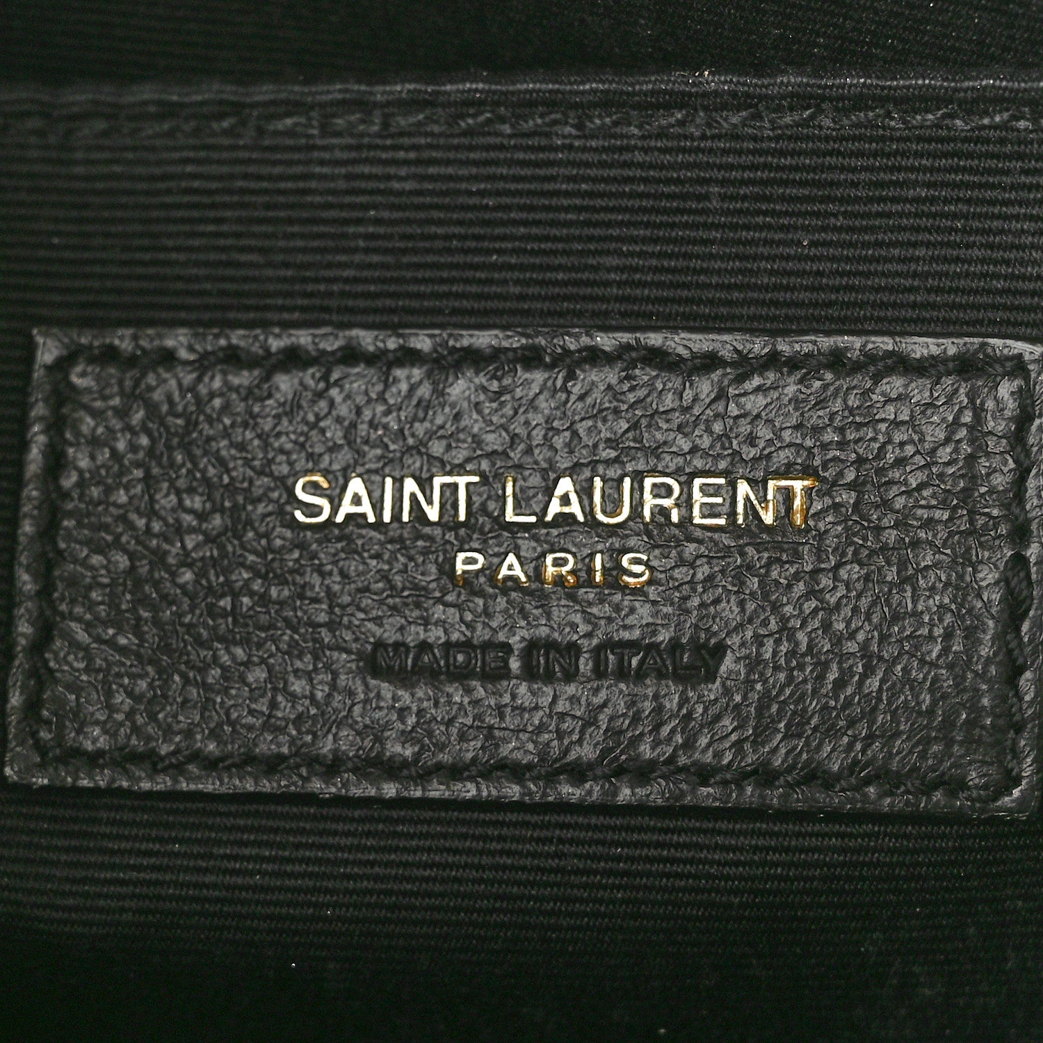 Saint Laurent Calfskin Matelasse Monogram Lou Camera Bag Black 7 of 11