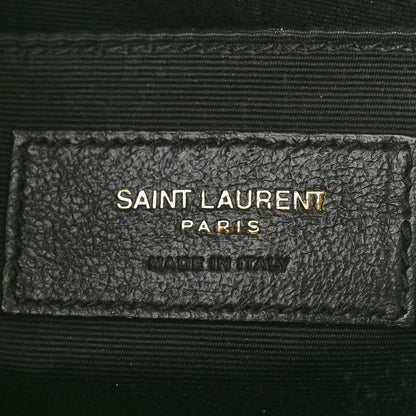 Saint Laurent Calfskin Matelasse Monogram Lou Camera Bag Black 7 of 11