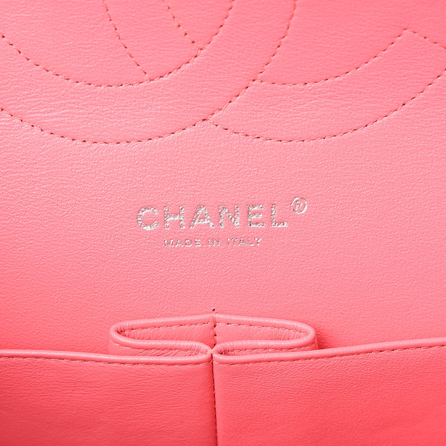 Patent Quilted Jumbo Double Flap Pink