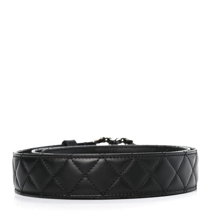 Chanel Lambskin Quilted CC Chain Belt 90 36 Black 2 of 6