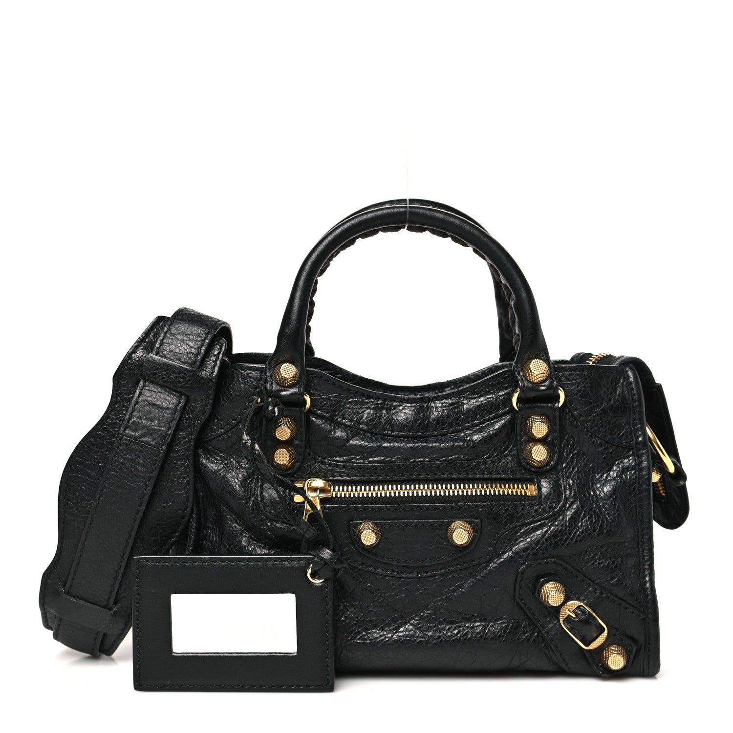Balenciaga Agneau Giant 12 Gold Hardware Mini City Black 3 of 11