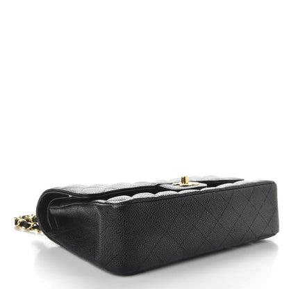 Chanel Caviar Quilted Medium Double Flap Black 4 of 12