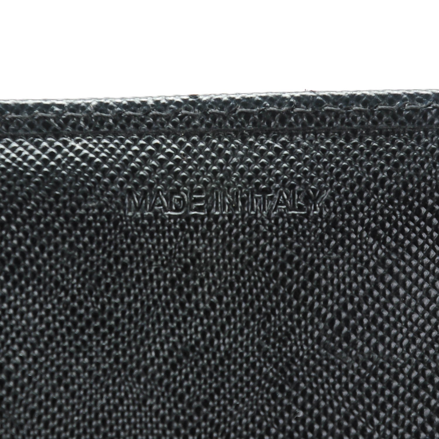 Prada Saffiano Metal Continental Flap Wallet Nero Black 7 of 8