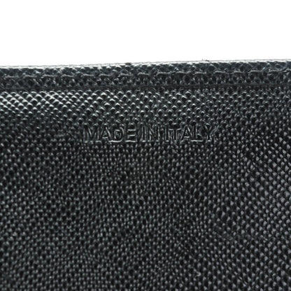Prada Saffiano Metal Continental Flap Wallet Nero Black 7 of 8