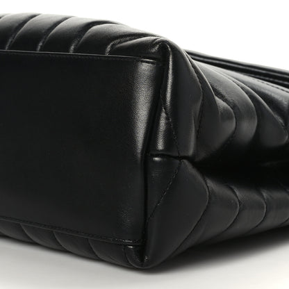 Saint Laurent Calfskin Y Quilted Monogram Medium Loulou Chain Satchel Black 9 of 9