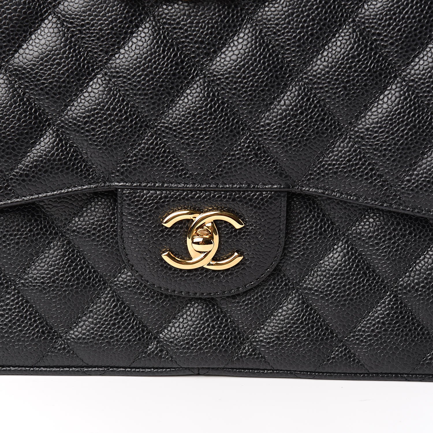 Chanel Caviar Quilted Jumbo Double Flap Black 10 of 10