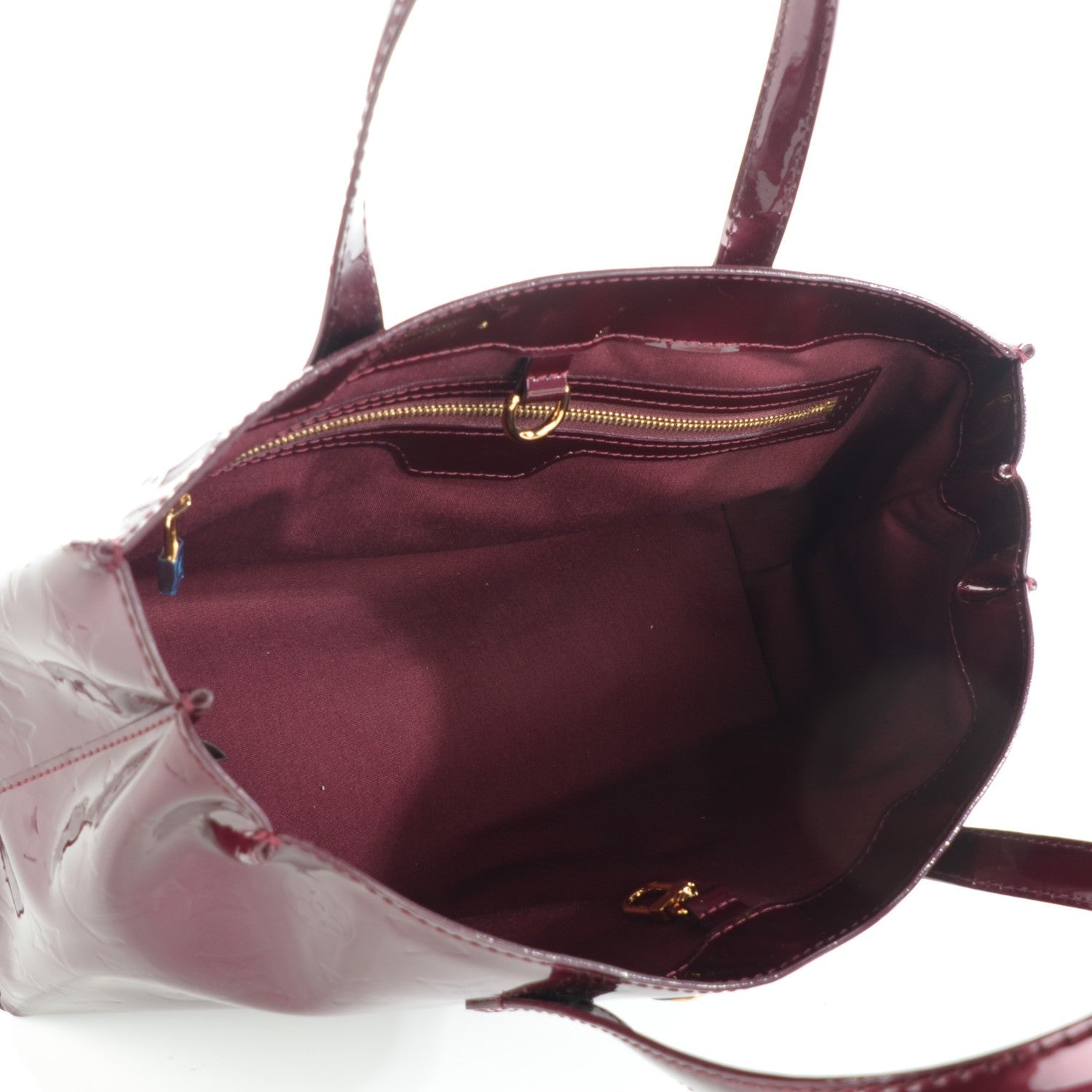 Louis Vuitton Vernis Wilshire PM Rouge Fauviste 5 of 8