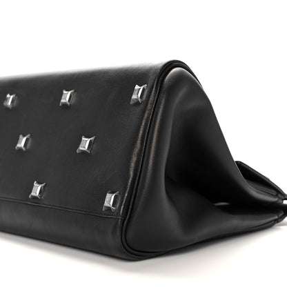 Salvatore Ferragamo Calfskin Medium Studio Bag Black 8 of 12