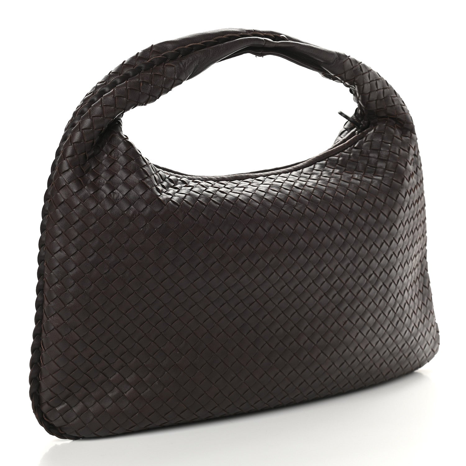 Bottega Veneta Nappa Intrecciato Large Veneta Hobo Ebano 3 of 11