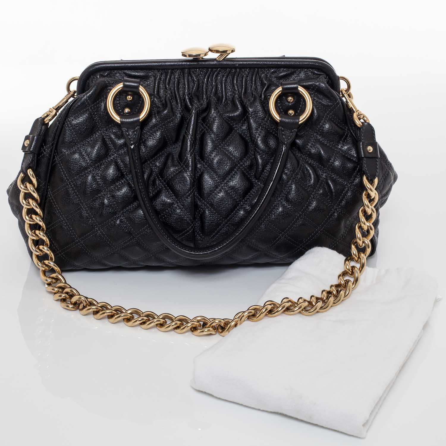 Marc Jacobs Quilted Leather Stam Black 4 of 11