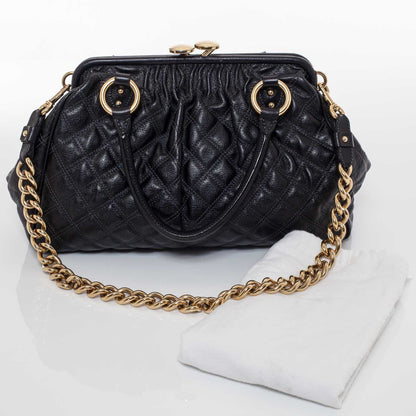 Marc Jacobs Quilted Leather Stam Black 4 of 11