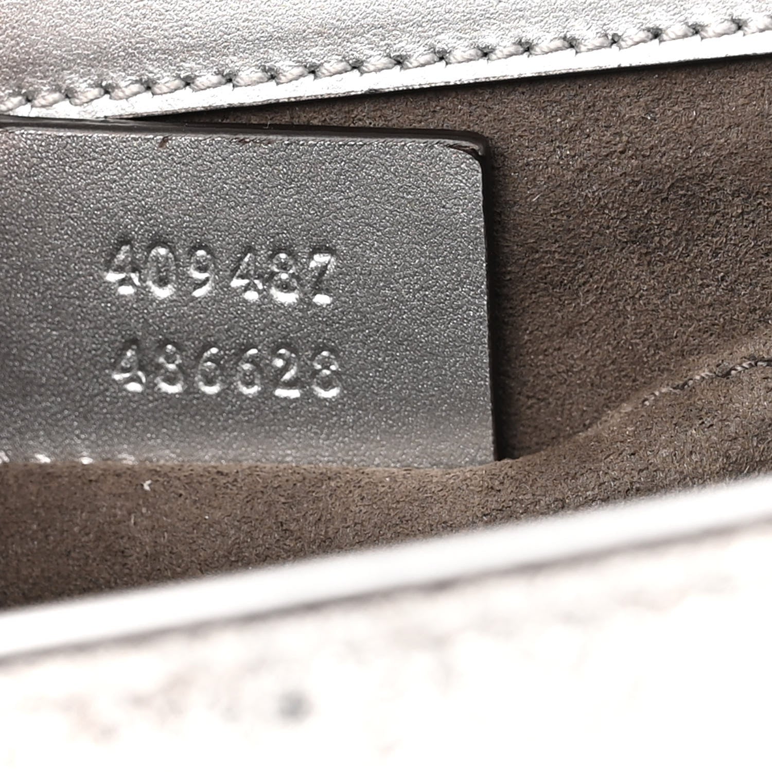 Gucci Galassia Small Padlock Shoulder Bag Argento 7 of 10