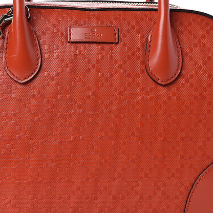 Gucci Calfskin Diamante Small Top Handle Bag Red 8 of 12