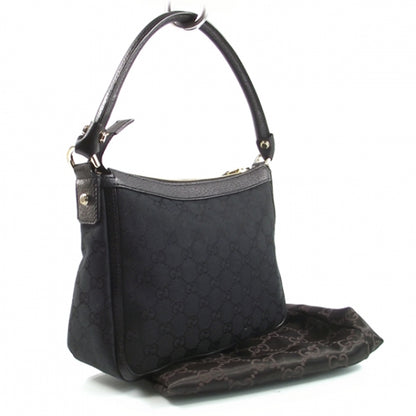 Gucci Small Abbey GG Canvas Hobo Black 3 of 11