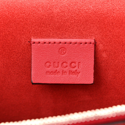 Gucci GG Supreme Monogram Suede Cudu Medium Dionysus Shoulder Bag Beige Ebony Vulcanic Red 6 of 16
