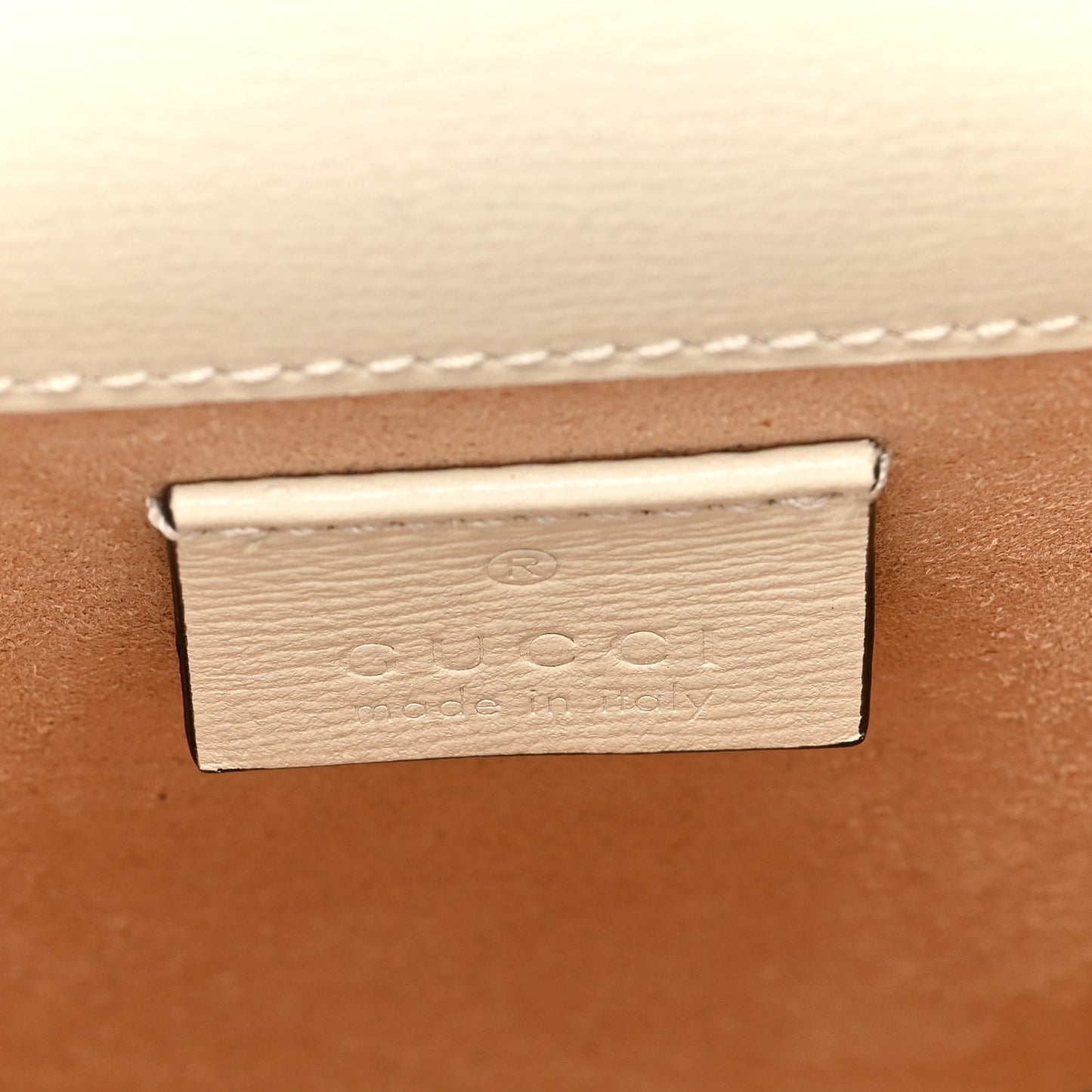 GG Supreme Monogram Azalea Calfskin Mini Horsebit 1955 Crossbody Bag Beige Ebony Mystic White