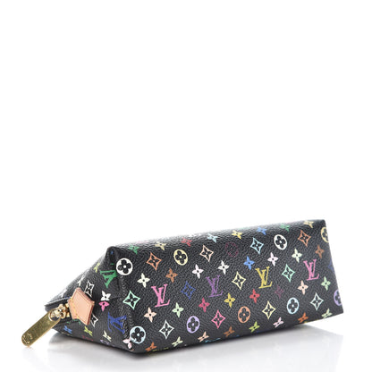Louis Vuitton Monogram Multicolor Cosmetic Pouch Black Grenade 4 of 9