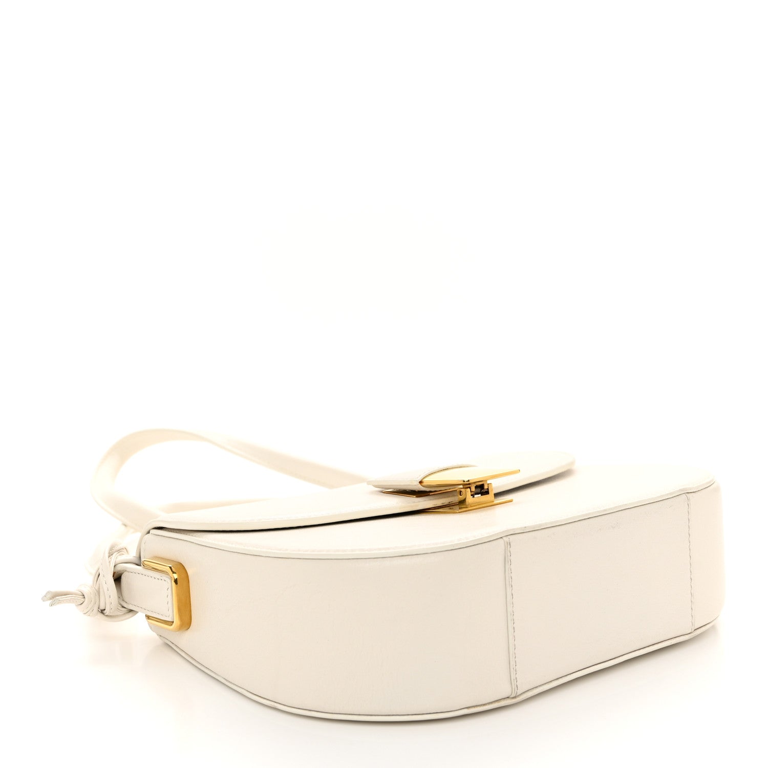 Bottega Veneta Calfskin Small Desiree Crossbody Bag Chalk 4 of 12