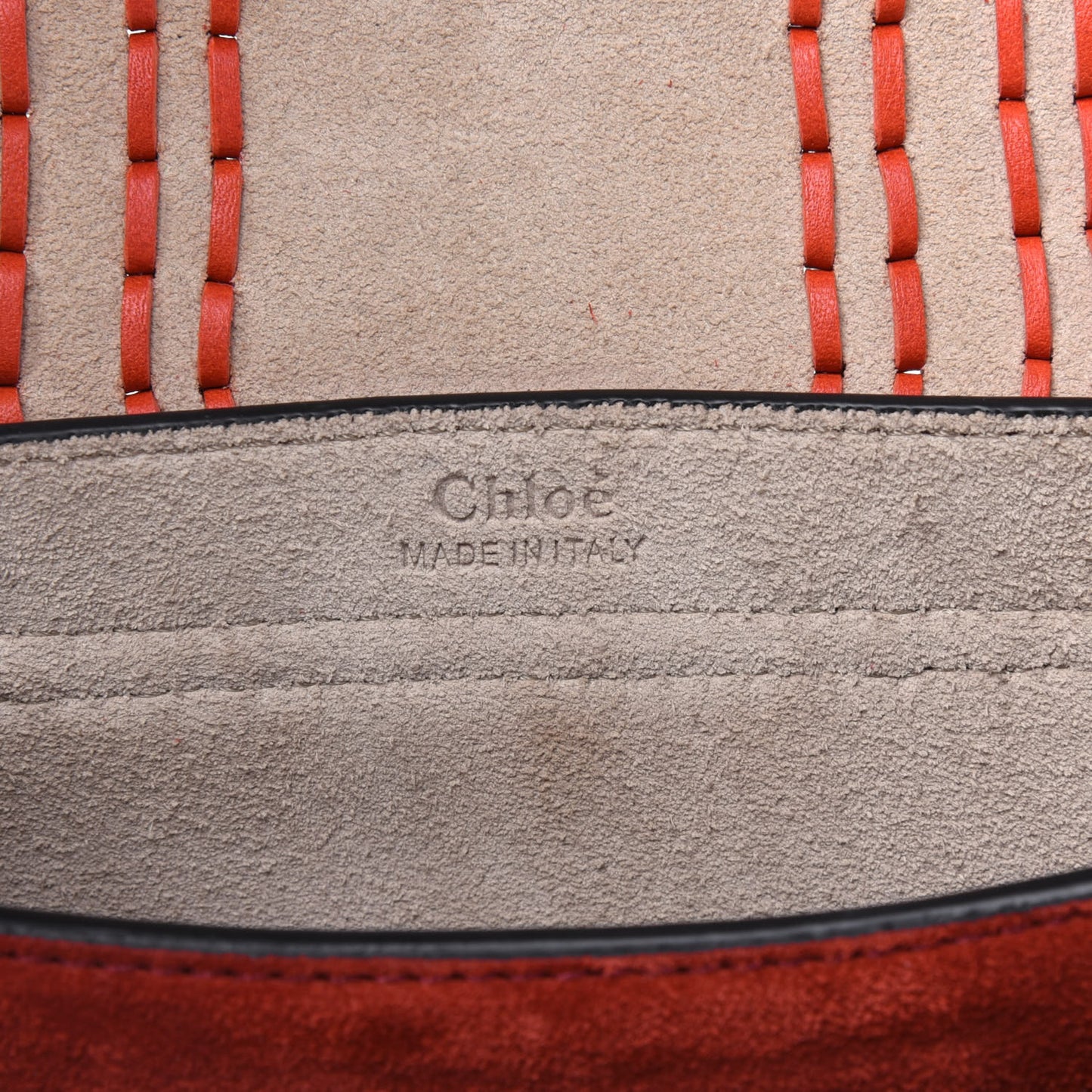 Suede Calfskin Braided Mini Hudson Shoulder Bag