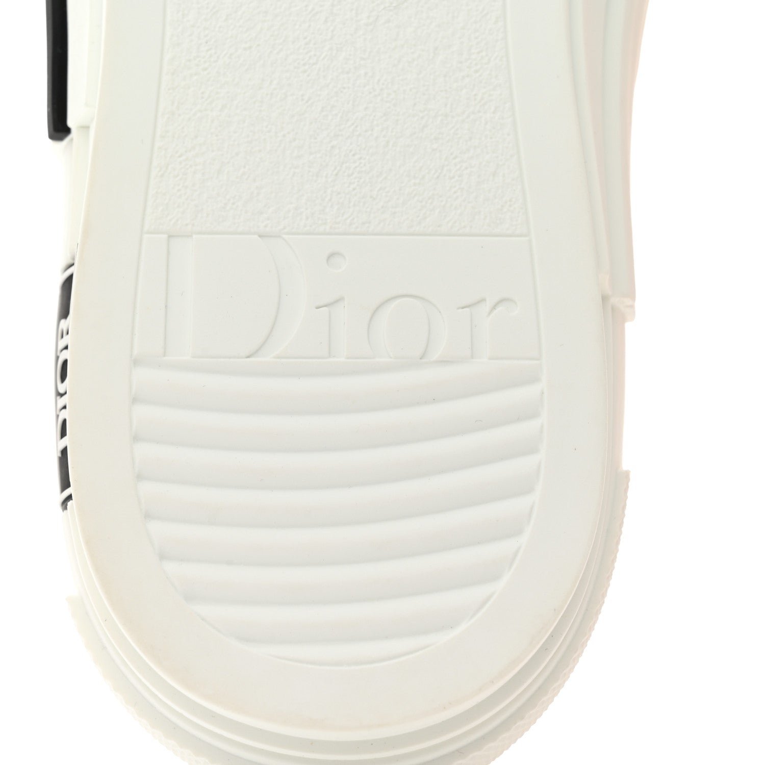 Christian Dior Technical Canvas Oblique Oblique Mens B23 Low Top Sneakers 43 White Orange 8 of 9